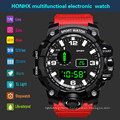 HONHX FN70 Digital Outdoor Electronic Watches Sports Military Wristwatch Men Silicone Watch